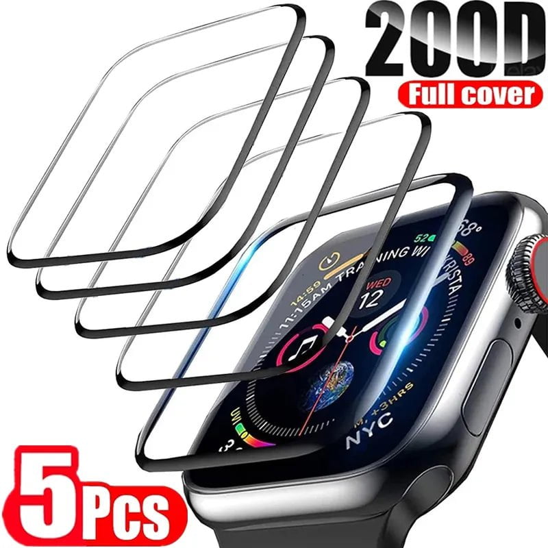 Storazone Ultra 1 2 49MM / 5PCS 5PCS Screen Protector for Apple Watch 7 6 SE 5 9 8 40MM 41MM 42MM 44MM 45MM 38MM Ceramic Film for IWatch Ultra 49MM Not Glass