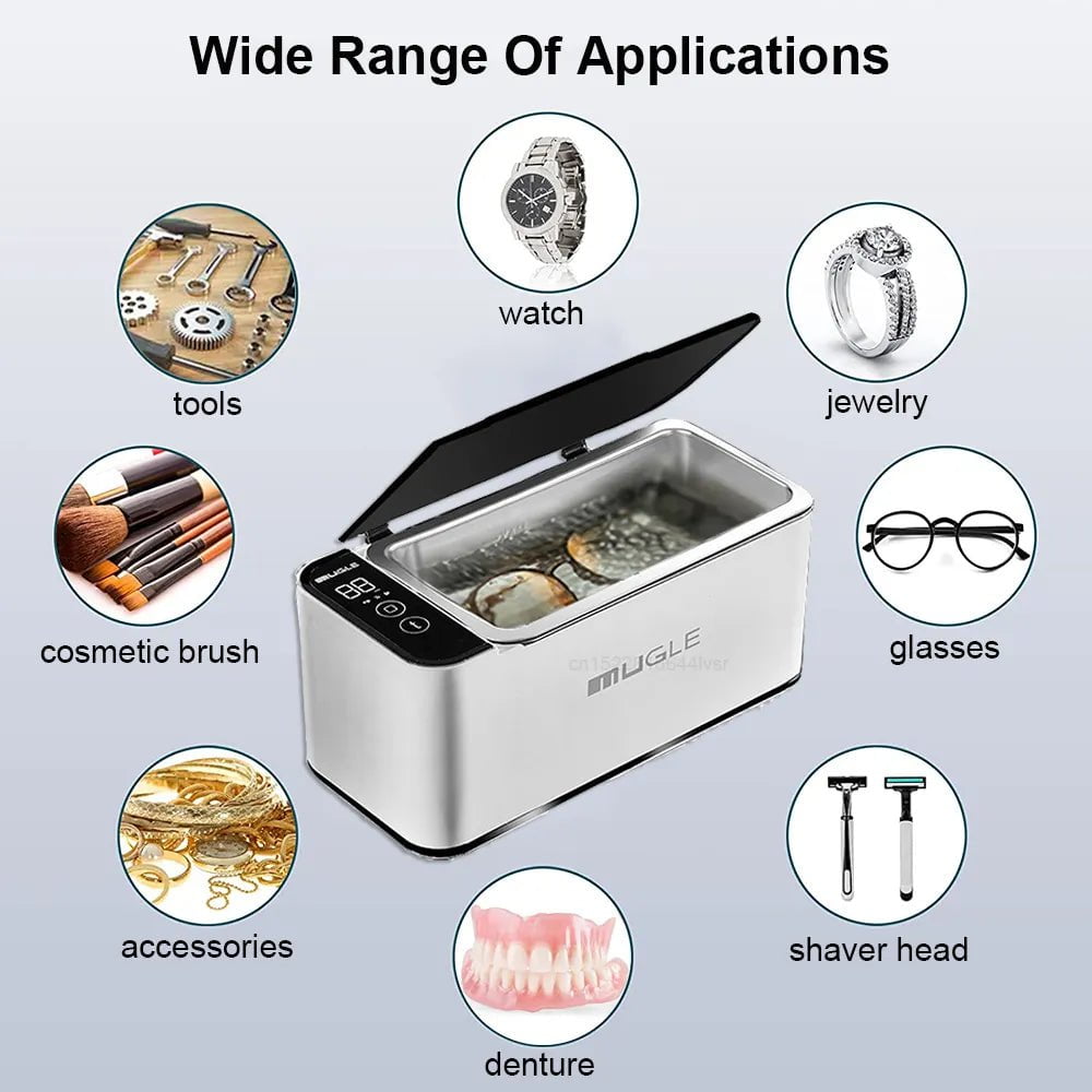 Storazone Ultrasonic Cleaner 35W Ultrasonic Glasses Jewelry Cleaner 500ML Ultrasonic Cleaning Machine Ultrasound Washing Bath For Glasses