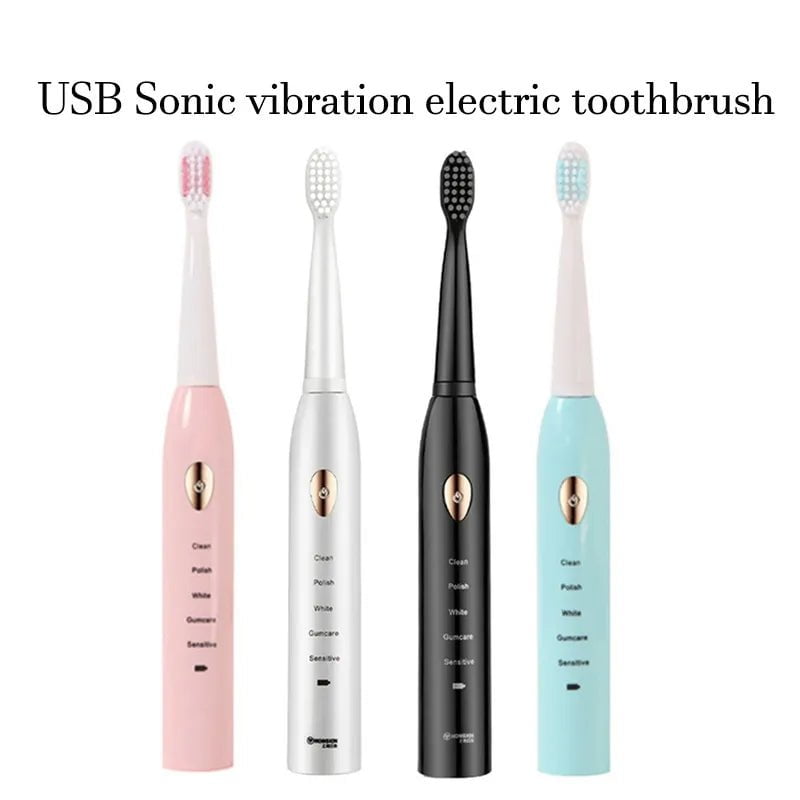 Storazone Ultrasonic Sonic Electric Toothbrush For Adult Rechargeable Tooth Brushes Washable Electronic Whitening Teeth Brush Timer Brush