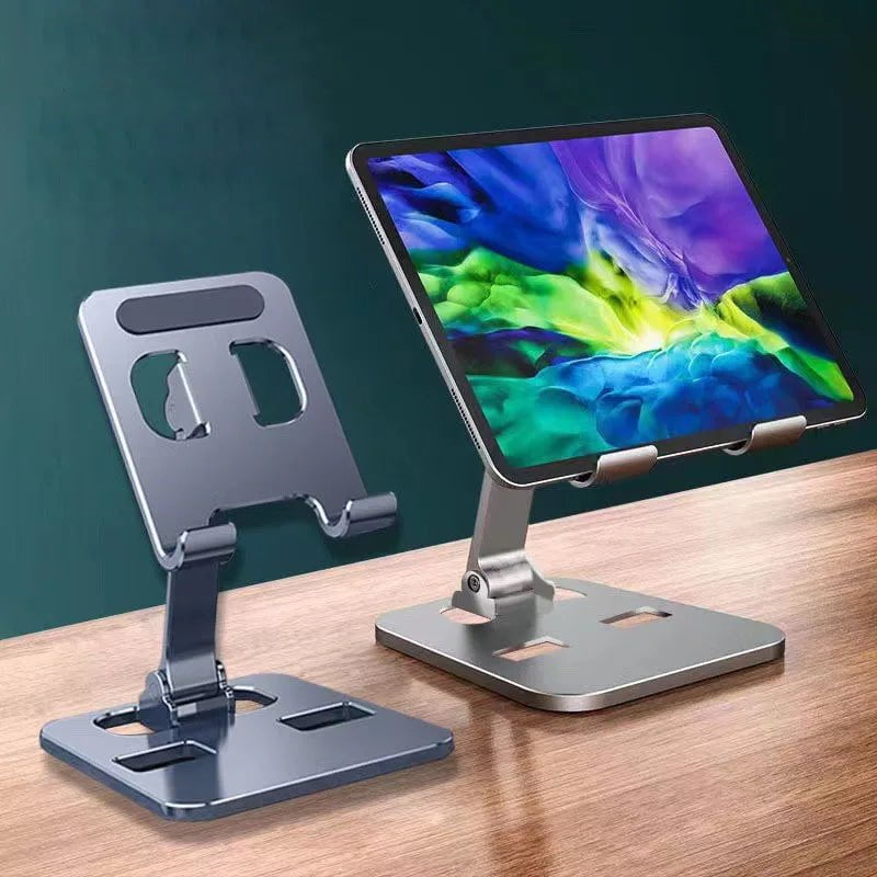 Storazone Universal All Aluminum Alloy Portable Tablet Holder For iPad Holder Tablet Stand Mount Adjustable Flexible Mobile Phone Stand