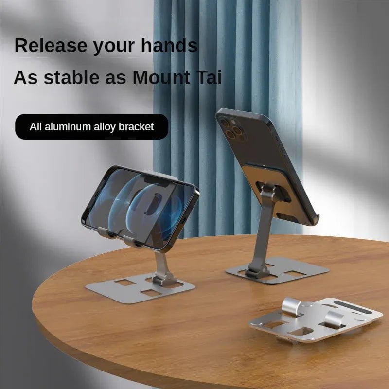 Storazone Universal All Aluminum Alloy Portable Tablet Holder For iPad Holder Tablet Stand Mount Adjustable Flexible Mobile Phone Stand