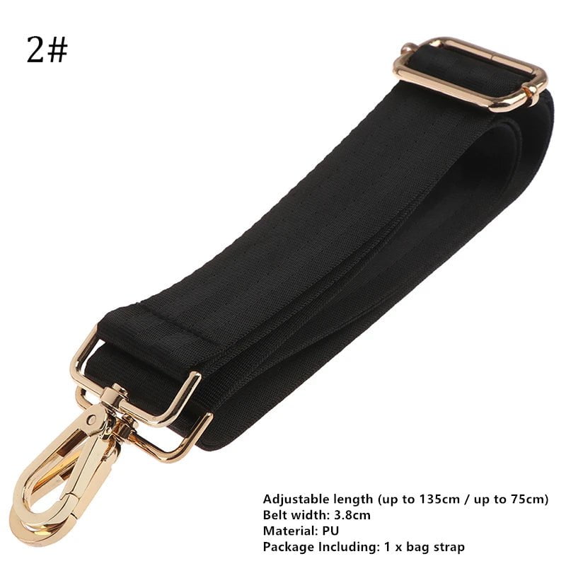 Storazone up to 135cm 1 Nylon Bag Strap 1PC Woman Colored Straps for Crossbody Messenger Shoulder Bag Accessories Adjustable Embroidered Belts Straps