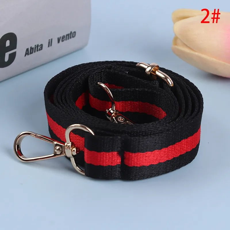 Storazone up to 135cm 4 Nylon Bag Strap 1PC Woman Colored Straps for Crossbody Messenger Shoulder Bag Accessories Adjustable Embroidered Belts Straps