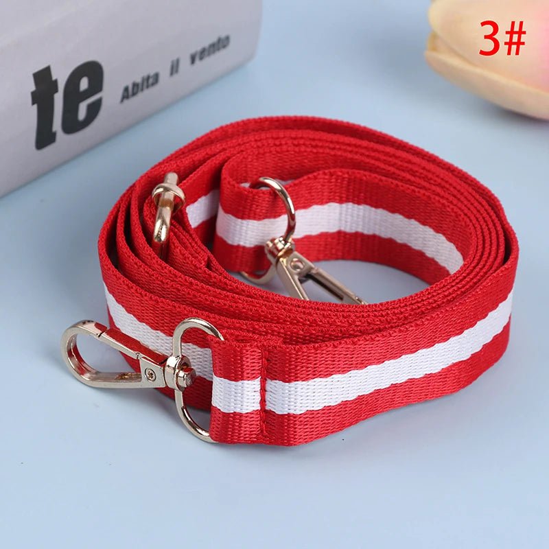 Storazone up to 135cm 5 Nylon Bag Strap 1PC Woman Colored Straps for Crossbody Messenger Shoulder Bag Accessories Adjustable Embroidered Belts Straps