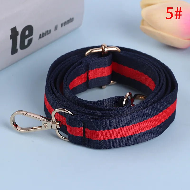 Storazone up to 135cm 7 Nylon Bag Strap 1PC Woman Colored Straps for Crossbody Messenger Shoulder Bag Accessories Adjustable Embroidered Belts Straps