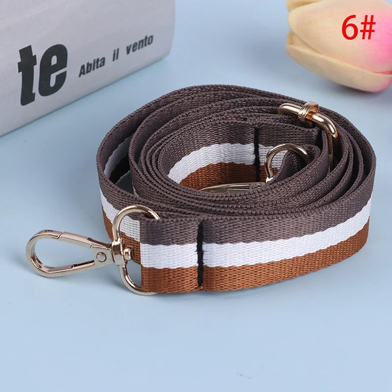 Storazone up to 135cm 8 Nylon Bag Strap 1PC Woman Colored Straps for Crossbody Messenger Shoulder Bag Accessories Adjustable Embroidered Belts Straps