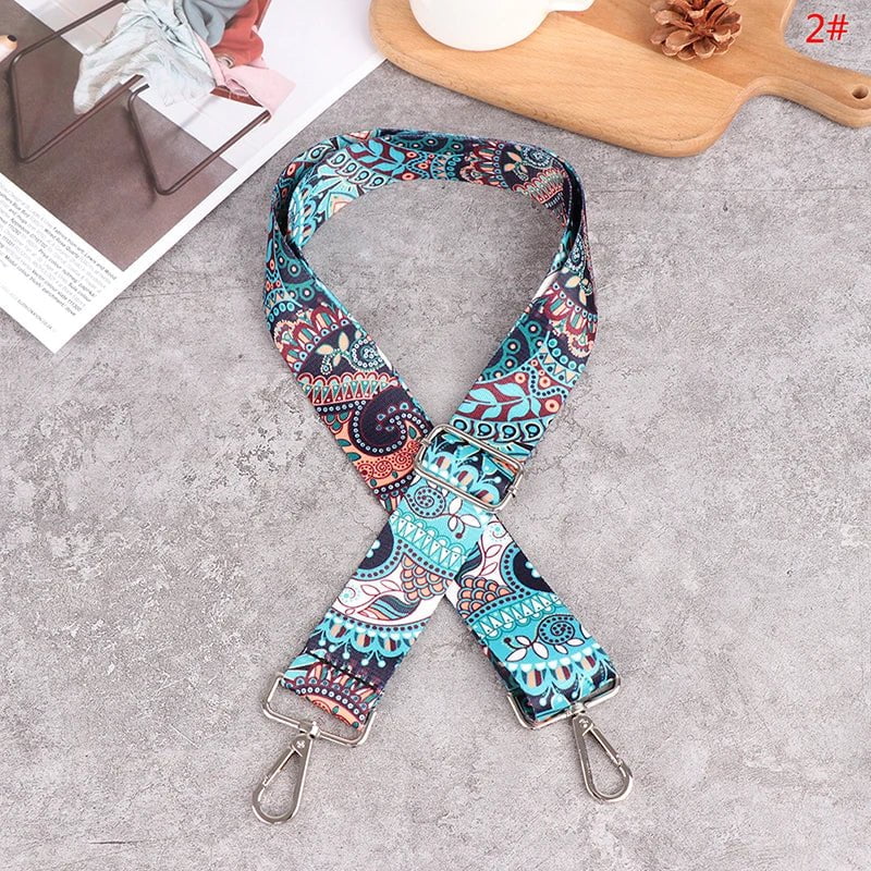Storazone up to 140cm 2 Nylon Bag Strap 1PC Woman Colored Straps for Crossbody Messenger Shoulder Bag Accessories Adjustable Embroidered Belts Straps