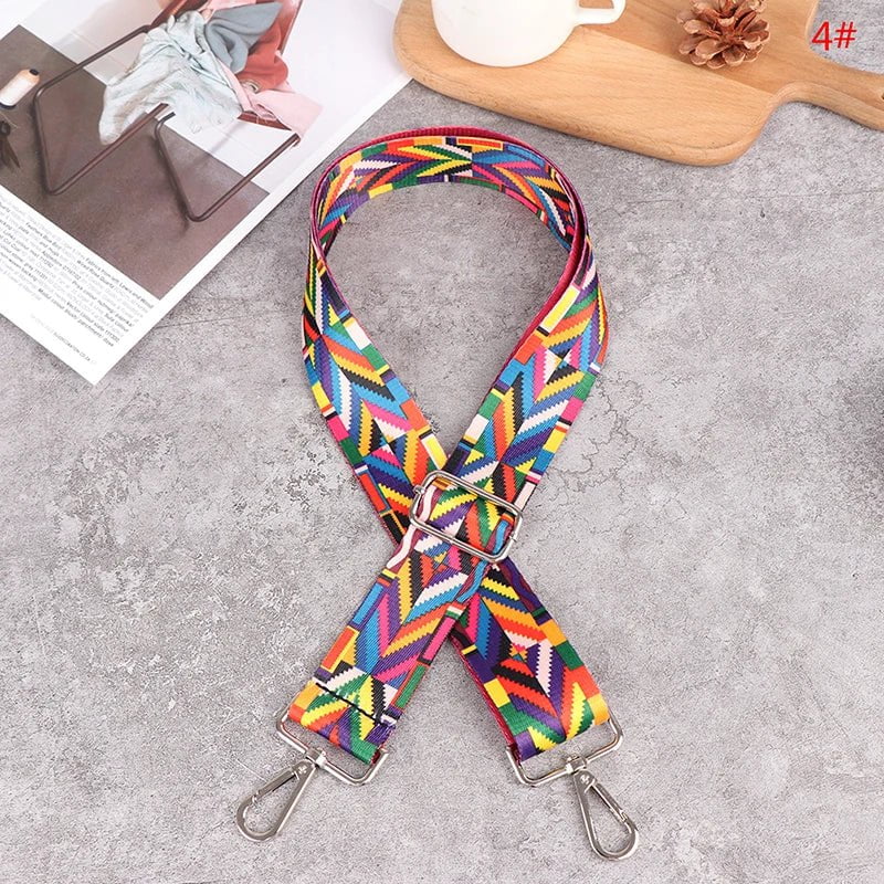 Storazone up to 140cm 3 Nylon Bag Strap 1PC Woman Colored Straps for Crossbody Messenger Shoulder Bag Accessories Adjustable Embroidered Belts Straps
