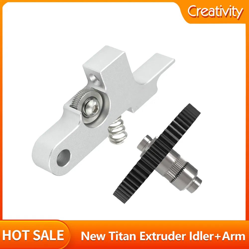 Storazone Upgraded Titan Aero Metal Extruder Idler Arm CNC Gear with 66 Teeth 1.75mm Prusa i3 Sidewinder X1 X2 Genius Extruder Parts