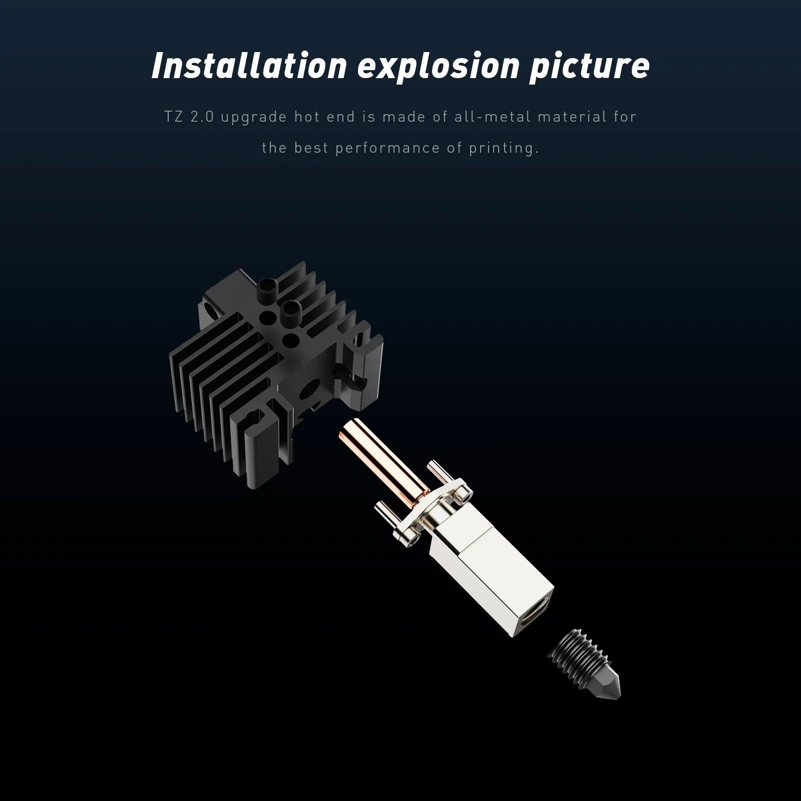 Storazone Upgraded V2.0 For Bambu Hotend Cht Nozzle Bambulab Cht Nozzle X1c Bambu Lab P1p Hotend Bambu Lab P1s Hotend High Flow Bi Metal