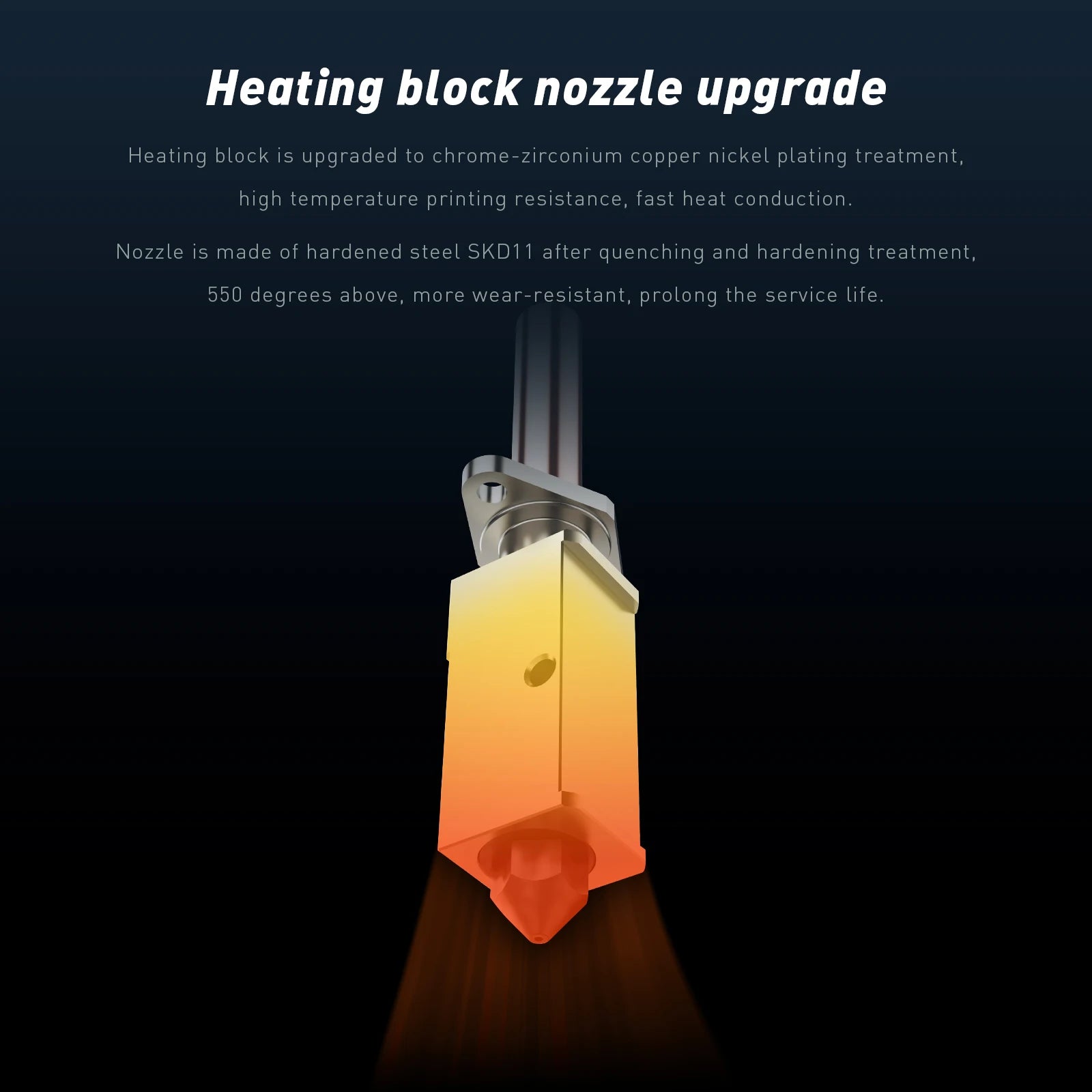 Storazone Upgraded V2.0 For Bambu Hotend Cht Nozzle Bambulab Cht Nozzle X1c Bambu Lab P1p Hotend Bambu Lab P1s Hotend High Flow Bi Metal