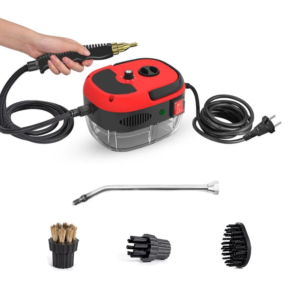 Storazone us / 230 volts / Red 2500W Steam Cleaner High Temperature Pressure Washer Portable Handheld Steam Cleaning Machine Household Cleaning Tool