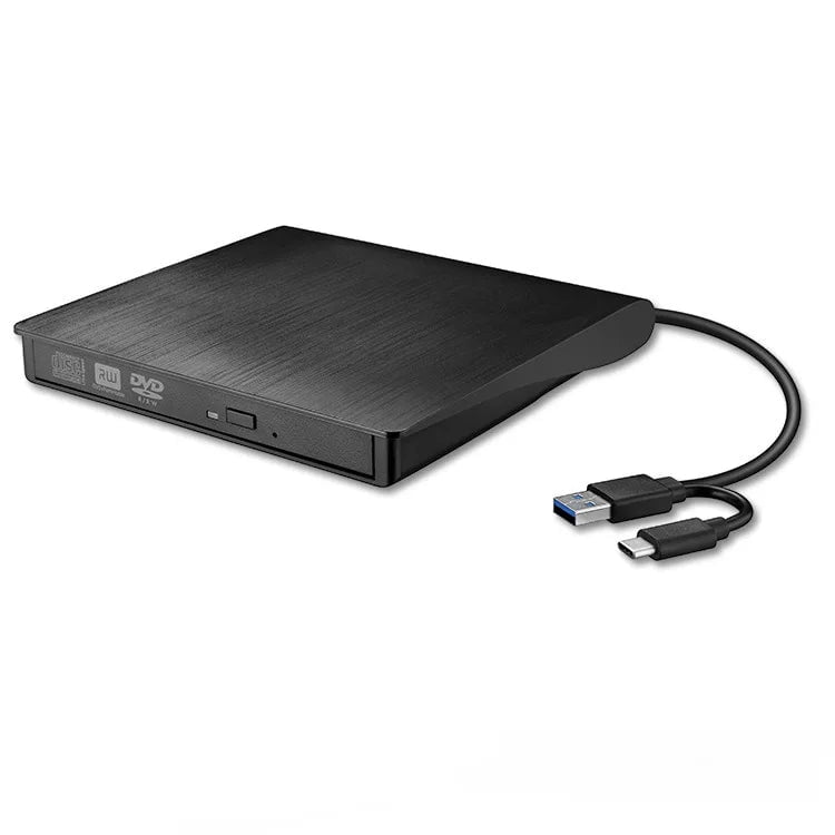 Storazone USB and C USB 3.0 Slim External DVD RW CD Writer Drive Burner Reader Player Optical Drives For Laptop PC Dvd Burner Dvd Portatil