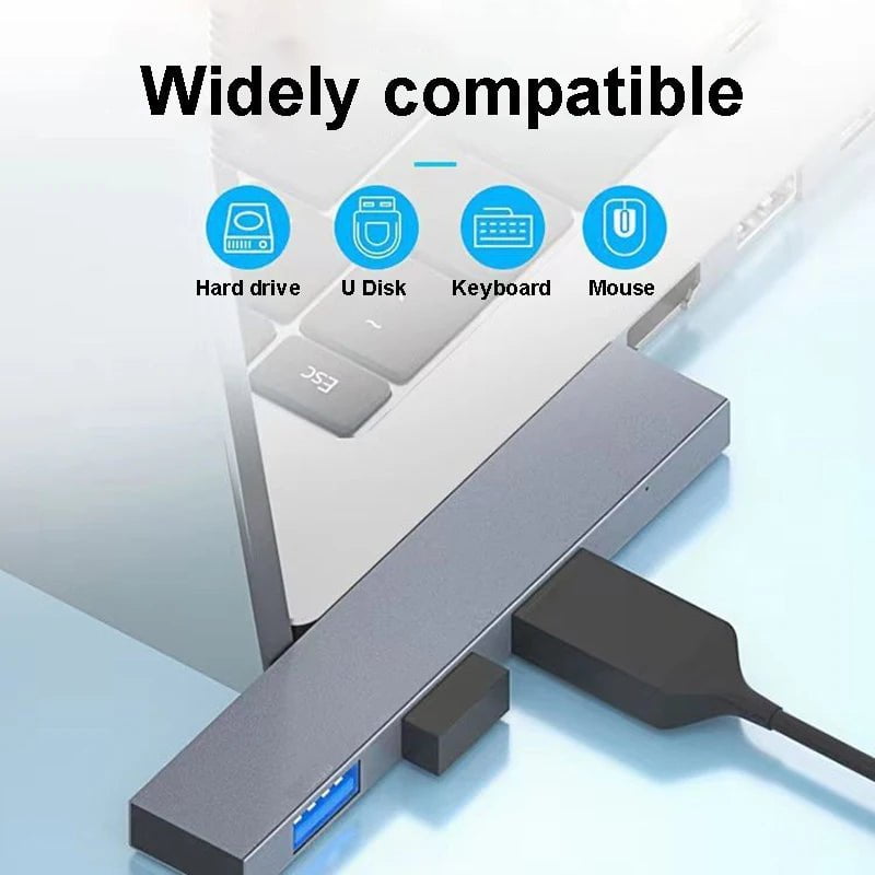 Storazone USB C HUB 3.0 Type C 3.1 4 Port Multi USB Splitter OTG Adapter For Xiaomi Lenovo Macbook Pro 13 15 Air Pro Computer Accessories