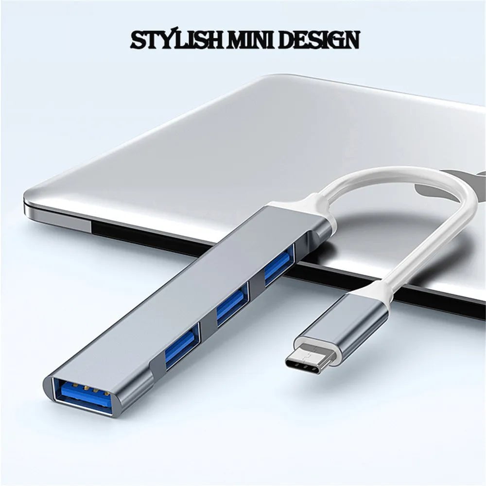 Storazone USB C HUB USB 3.0 HUB Type C 4 Port Multi Splitter Adapter OTG Macbook HUB Pro 13 15 Air Mi Pro HUAWEI Computer Accessories