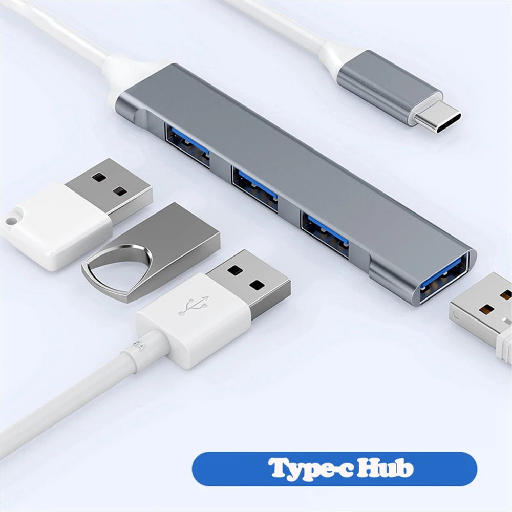 Storazone USB C HUB USB 3.0 HUB Type C 4 Port Multi Splitter Adapter OTG Macbook HUB Pro 13 15 Air Mi Pro HUAWEI Computer Accessories