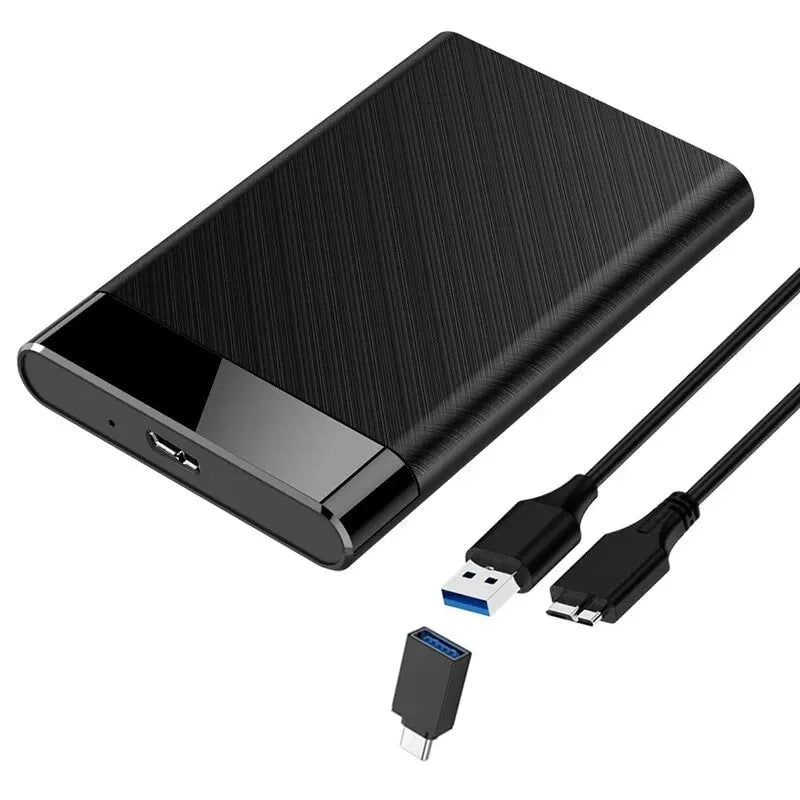 Storazone USB Type C - Micro USB 3.0 HDD Enclosure 2.5" SATA External Hard Drive Case 2.5 Inch SSD High Speed Transmission Support Window Mac Android