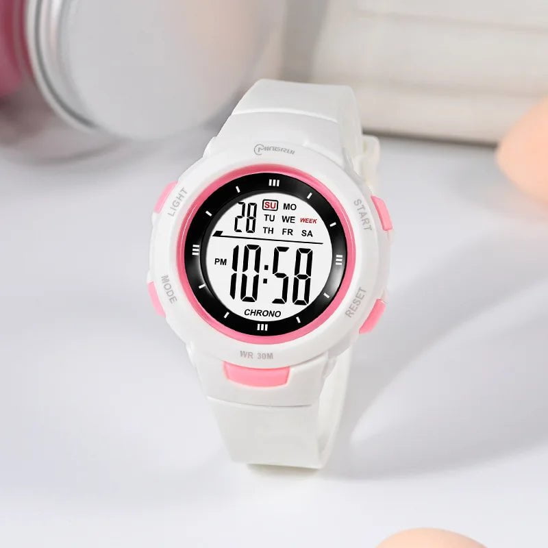 Storazone UTHAI CE49 Kids Watches Fashion Luminous Waterproof Alarm Clock Smart Watches Boys and Girls Student Electronic Watch Gift