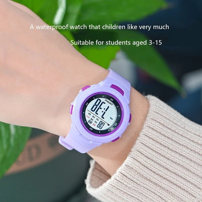 Storazone UTHAI CE49 Kids Watches Fashion Luminous Waterproof Alarm Clock Smart Watches Boys and Girls Student Electronic Watch Gift