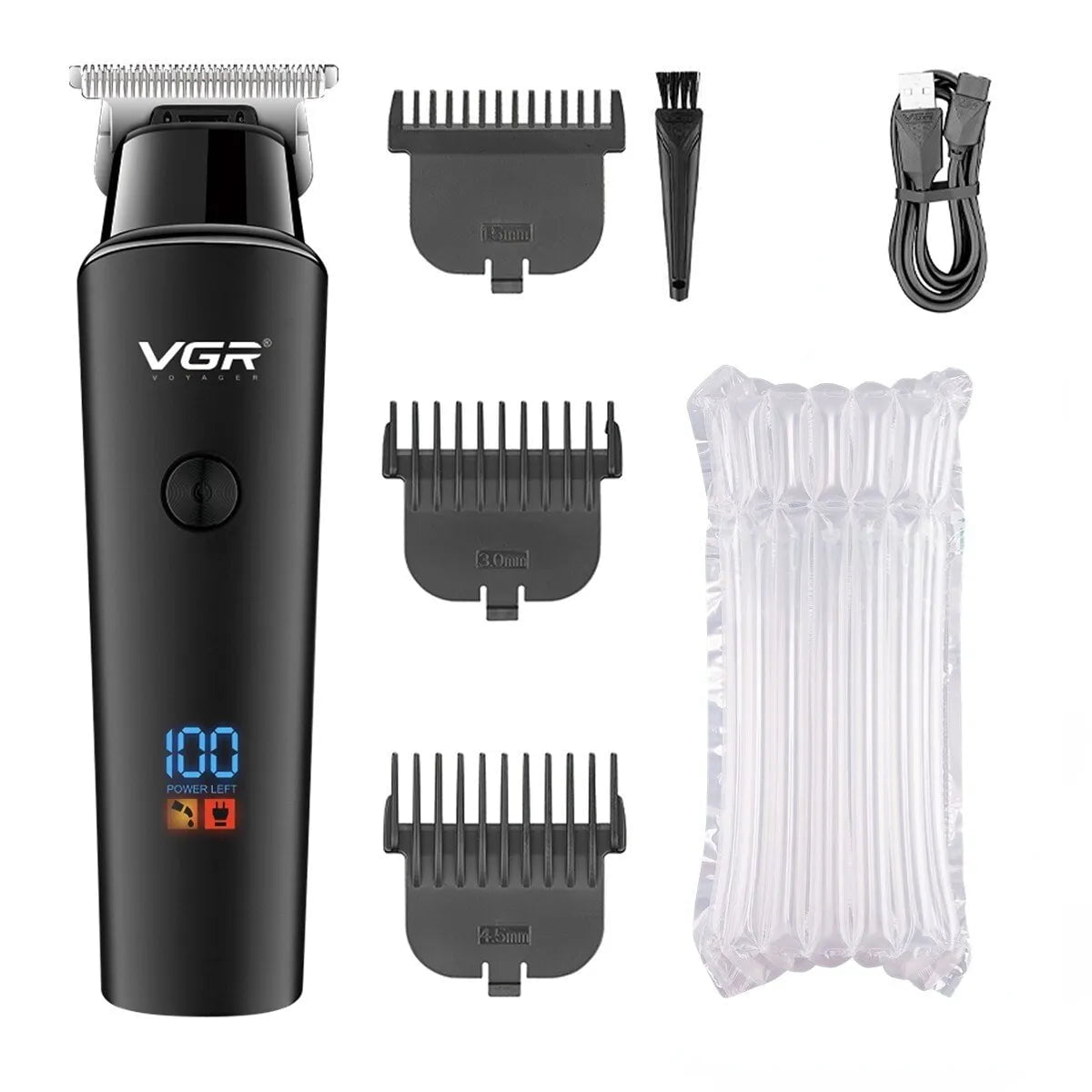 Storazone V-937 without box VGR Hair Trimmer Professional Electric Trimmers Cordless Hair Clipper Rechargeable LED Display V 937