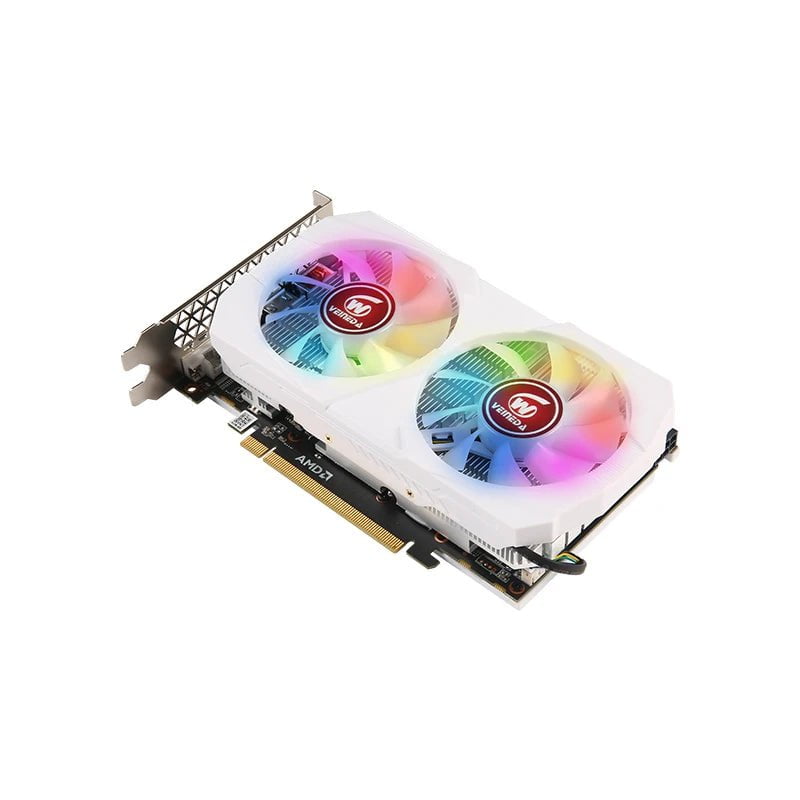 Storazone VEINEDA Video Card RX580 8GB 256 Bit 2048SP Graphics Cards GDDR5 RX 580 Series  Backplate Heatpipes 8Pin Connector Refurbished