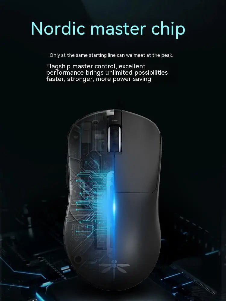 Storazone VGN Dragonfly F1 2.4G Wireless Mouse PAW 3395 Rechargeable Type-C Dual-mode Gaming Mouse Fps Light Weight Pc Gamer Accessories