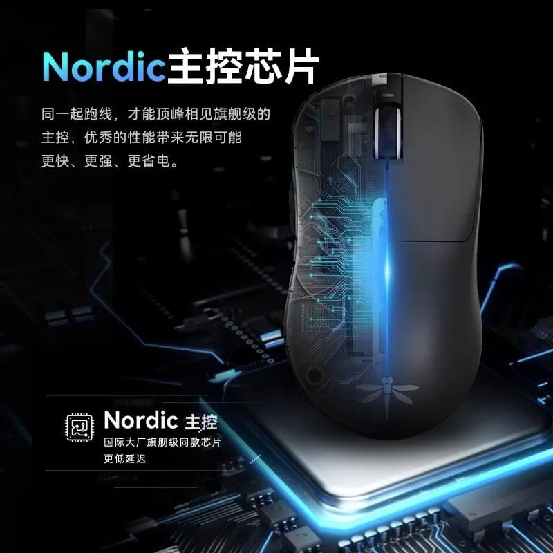 Storazone Vgn Dragonfly F1 Moba Wireless Mouse 2.4g Wired 26000dpi 55g Gaming Mouse 130h Mice Rechargeable For Windows Mac Gaming Mice Man