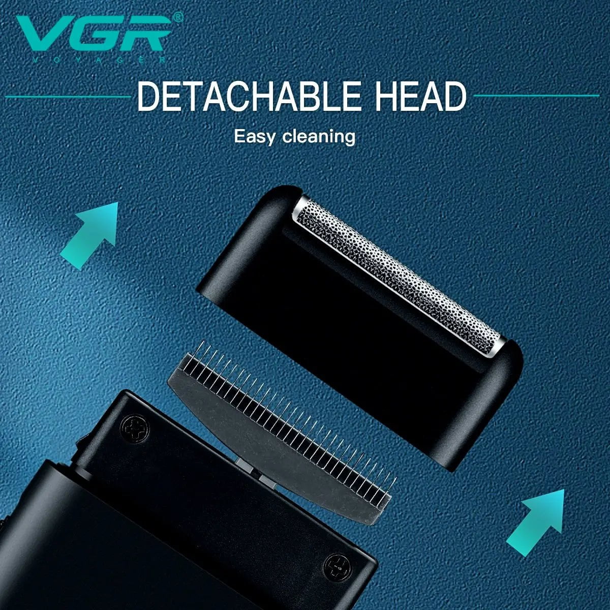 Storazone VGR Electric Shaver Professional Shaver Portable Mini Shaving Machine USB Charge Beard Trimmer for Men V 390