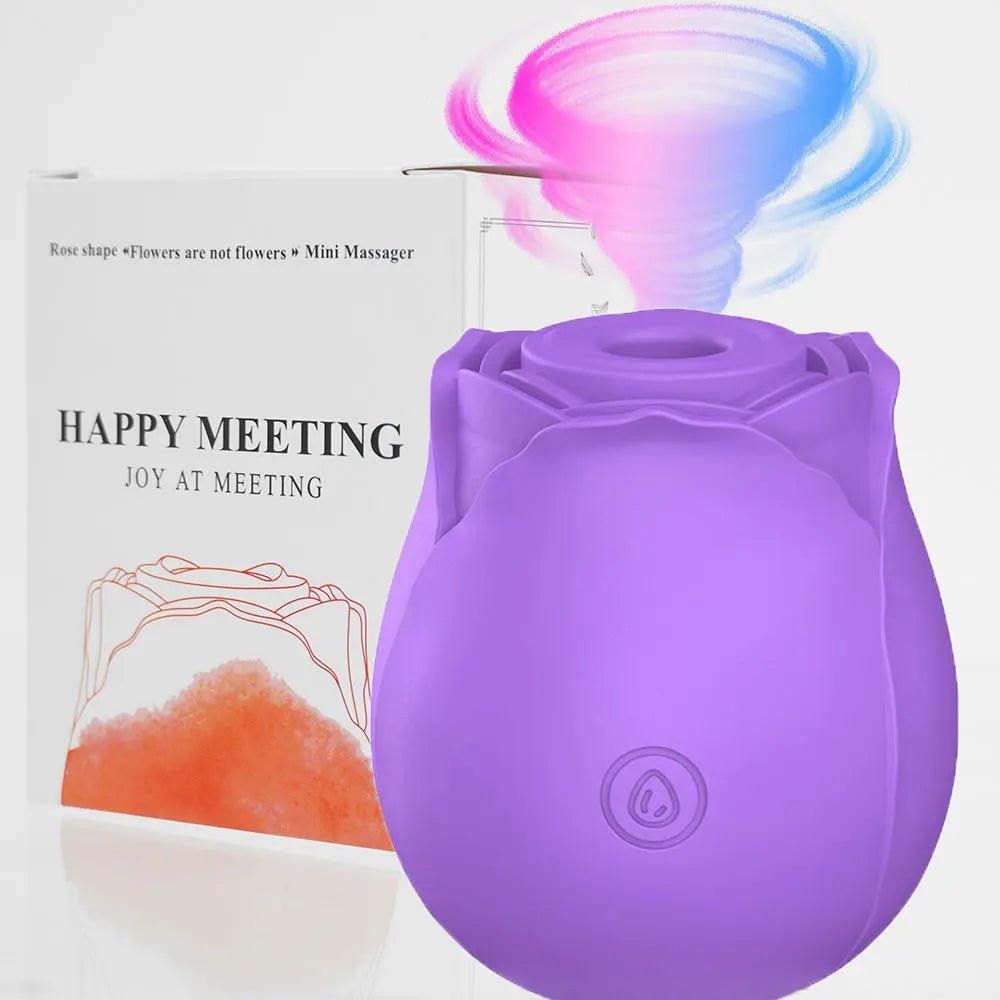 Storazone Vibrator Clitoris / CHINA Rose Shape Vaginal Sucking Vibrators Erotic Nipple  Sucker Oral Sucker 6 Frequency Sucking 6 Licking Clitoris Vibrator for Women