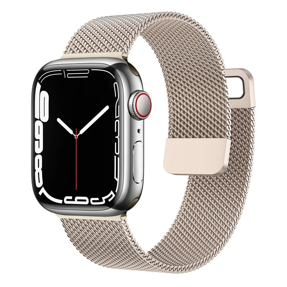 Storazone vintage gold / 38mm or 40mm 41mm Milanese Loop For Apple Watch Band 44mm 40mm 45mm 41mm 38mm 42mm 49mm 45 mm belt bracelet iWatch series 7 se 3 5 6 Ultra 8 Strap