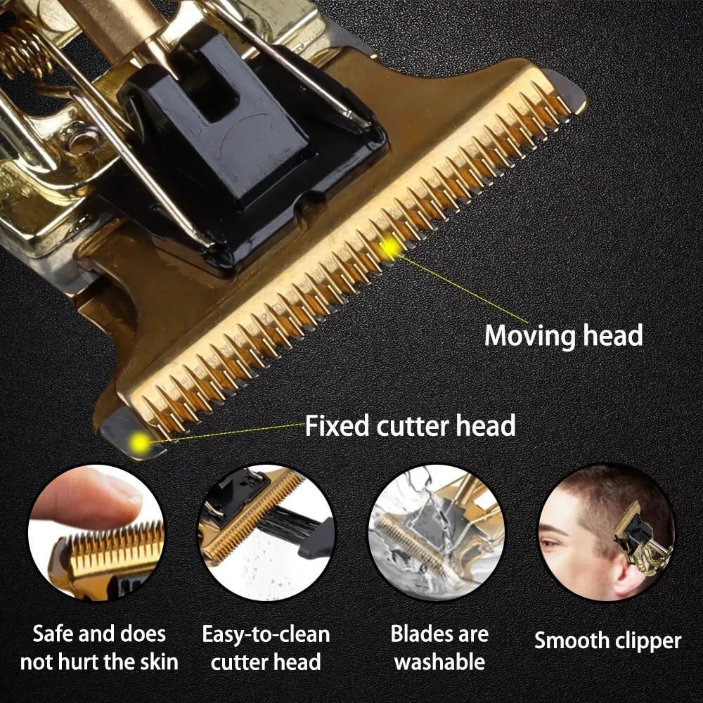 Storazone Vintage T9 Wholesale Hair Clipper Professiona Beard Trimmer Electric Maquina T9 Haircut Machine Hair Cutting Machine Clippers