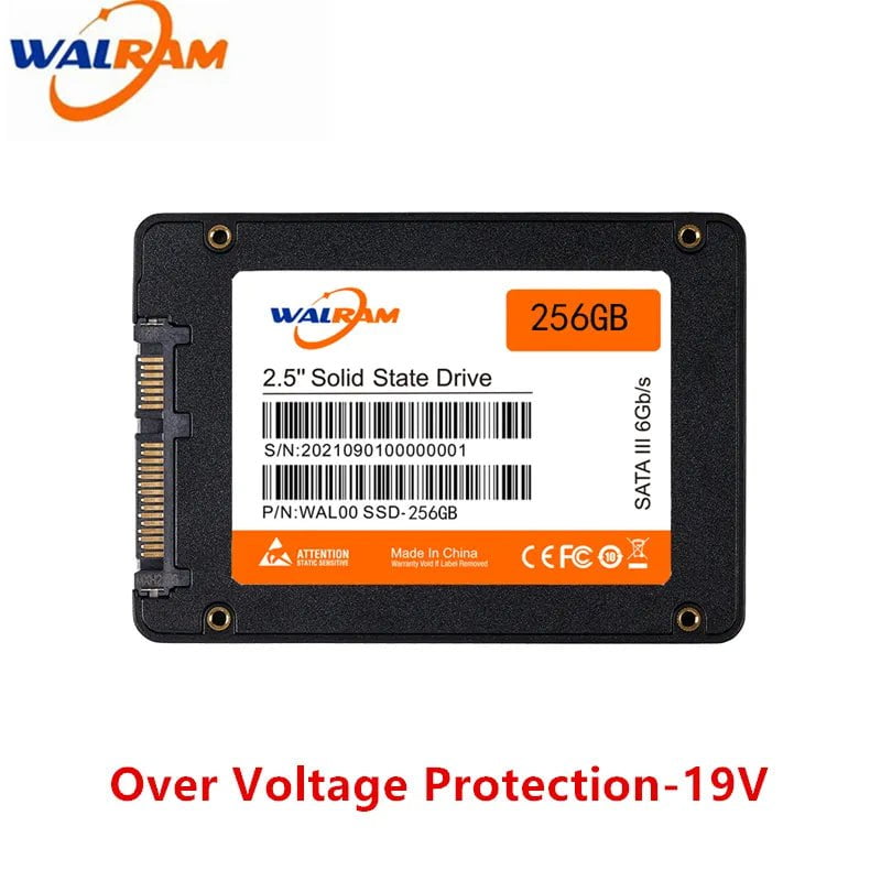 Storazone WALRAM SSD 128gb 240gb 120gb 256gb 512gb 1TB 2TB 4TB HDD 2.5 Sata 3 Solid State Drive Hard Disk for Laptop Desktop 128 gb 240 gb