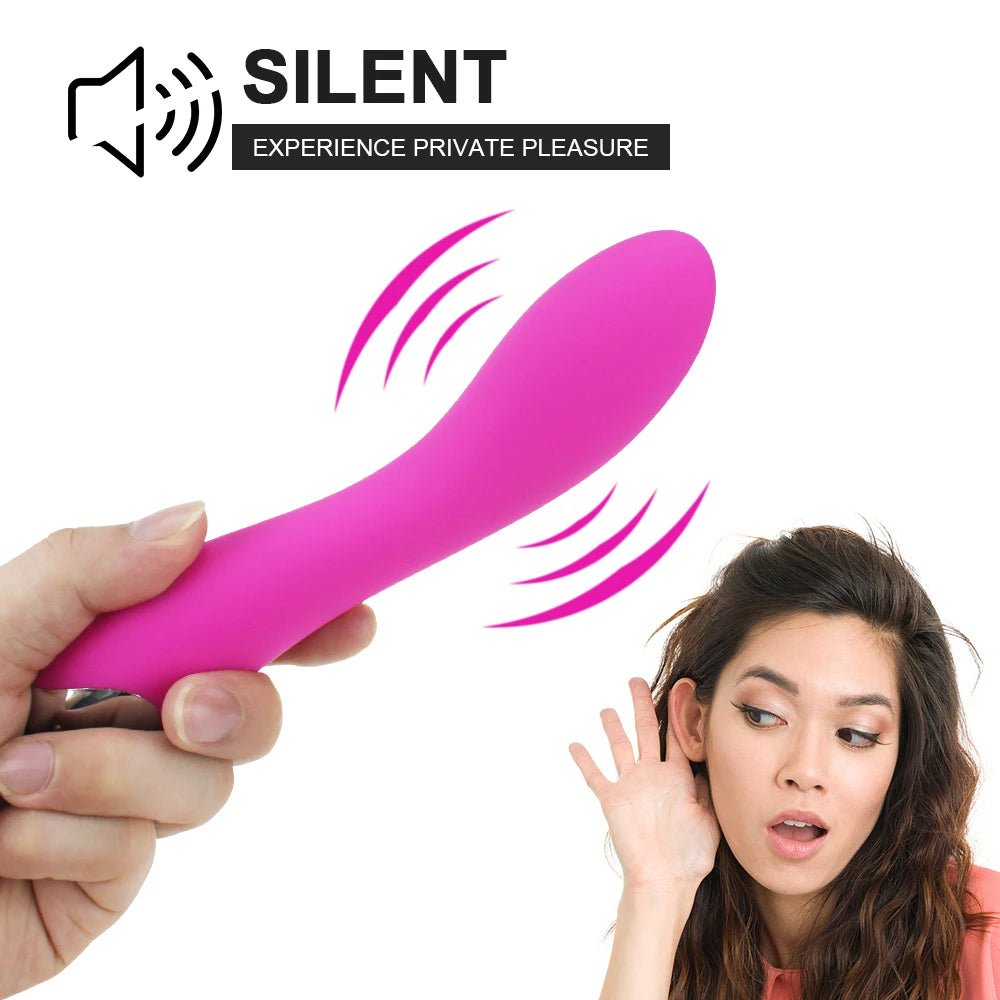 Storazone Waterproof Vibrator G Spot Vibrator for Women Strong Vibration Rechargeable Personal Vibrator for Effortless Insertion- Ideal