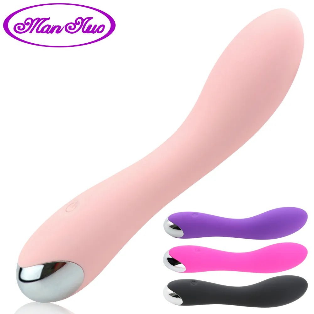 Storazone Waterproof Vibrator G Spot Vibrator for Women Strong Vibration Rechargeable Personal Vibrator for Effortless Insertion- Ideal