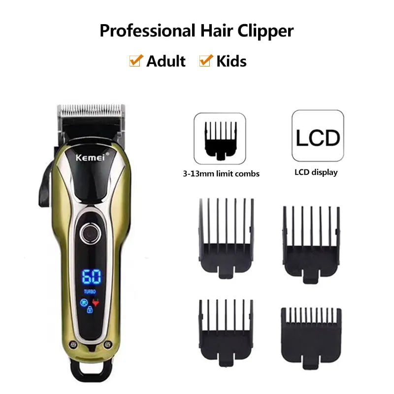 Storazone WEASTI Clipper Rechargeable Electric Hair Cutting Machine Professional Barber Trimmer Electr Shaver Cordless Finishing Blade