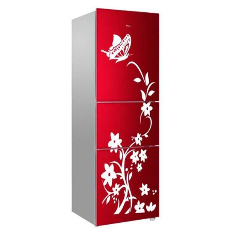 Storazone white 1 High Quality Creative Refrigerator Black Sticker Butterfly Pattern Wall Stickers Home Decoration Kitchen Wall Art Mural Decor