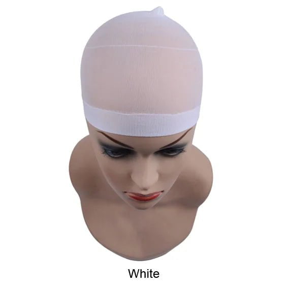 Storazone white 2 pcs/ Pack Wig Caps Hair NetS Weave  Hairnets Wig Nets Stretch Mesh Caps Stocking Caps  for Making Wigs Free Size