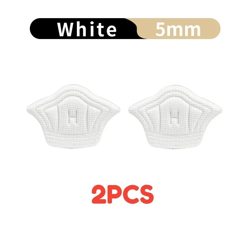 Storazone white-5mm 1pair / CN 10pcs/set Insoles for Shoes Patch Heel Pads for Sport Shoes Adjustable Size Feet Pad Insole Heel Protector Back Sticker