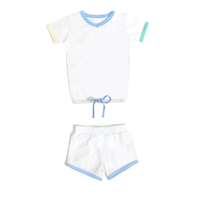 Storazone white- boys sets / 2T PRESALE 2024 AS Kids Clothing Baby Girl Clothes Children Clothing Boys Outfits Girls Dress For Summer Hot Sale Toddler