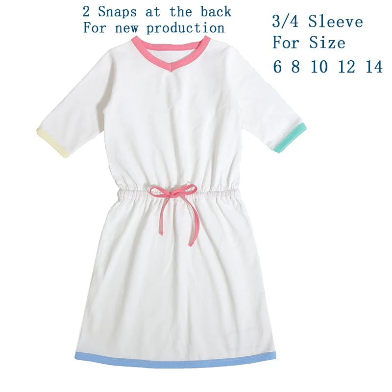 Storazone white-dress(3-4) / 18M PRESALE 2024 AS Kids Clothing Baby Girl Clothes Children Clothing Boys Outfits Girls Dress For Summer Hot Sale Toddler