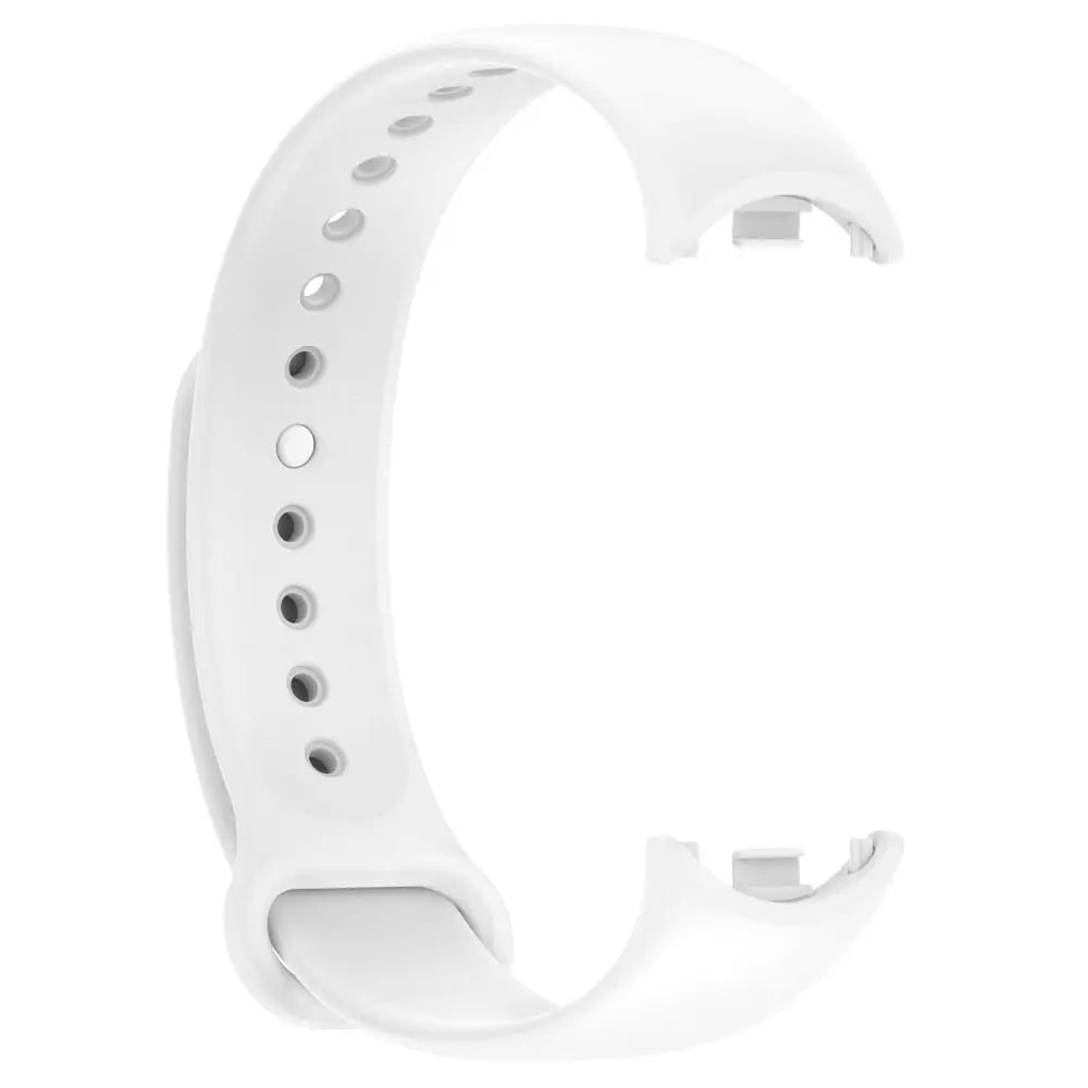 Storazone white / For Xiaomi Band 8 Soft Silicone Strap for Xiaomi Mi Band 8 Breathable Sport Bracelet Wristband Belt for MiBand 8 Replacement Correa Watchband