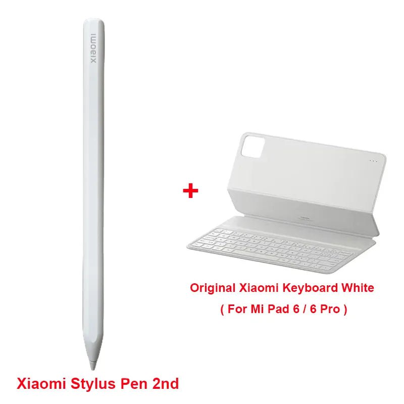 Storazone white keyboard(pad6) Original Xiaomi Stylus Pen 2 nd 240Hz Draw Writing Screenshot Tablet Screen Touch Xiaomi Smart Pen For Xiaomi Mi Pad 6 5 Pro