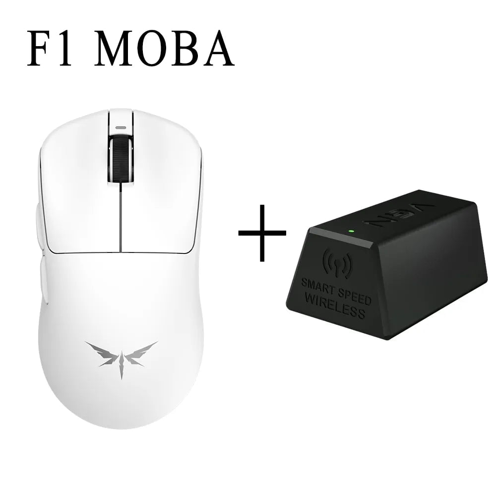 Storazone White Moba 4K Vgn Dragonfly F1 Moba Wireless Mouse 2.4g Wired 26000dpi 55g Gaming Mouse 130h Mice Rechargeable For Windows Mac Gaming Mice Man