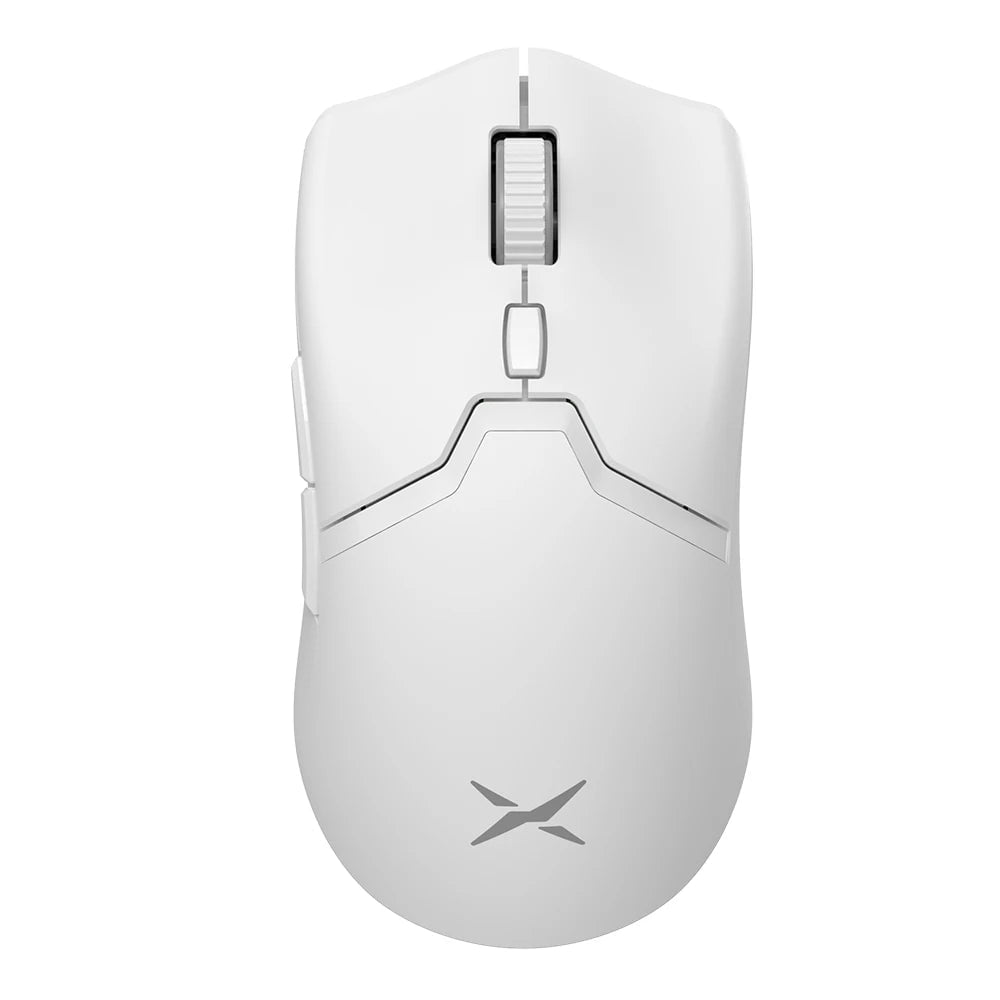 Storazone White Mouse Delux M800 PRO PAW3395 Wireless Gaming Mouse Bluetooth Tri-Mode Connection 26000DPI Huano Pink Switches Macro Mice For PC Gamer