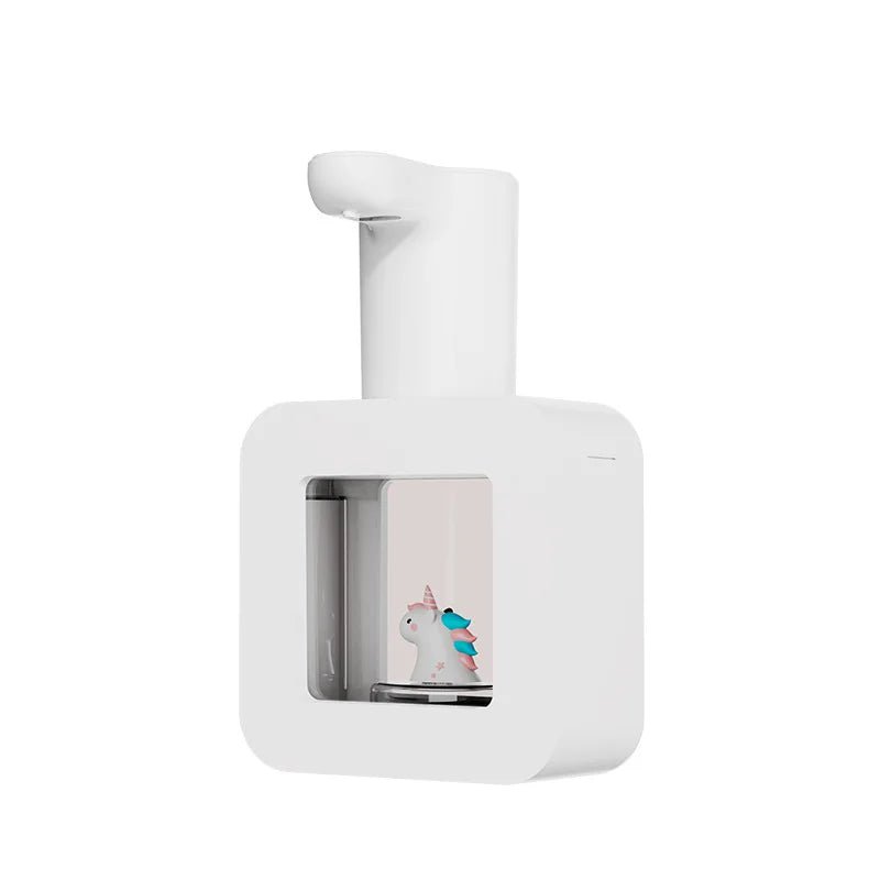 Storazone White New Automatic Soap Dispenser Cute Pet Contact Free Hand Sanitizer USB Charging 400ml Liquid Dispensers Wash Handtizer Personal