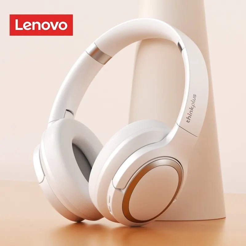 Storazone White Original Lenovo TH40 Sports Headphones Stereo Wireless Bluetooth Earphones HIFI Sound Gaming Headset With Mic Earphones 400mAh