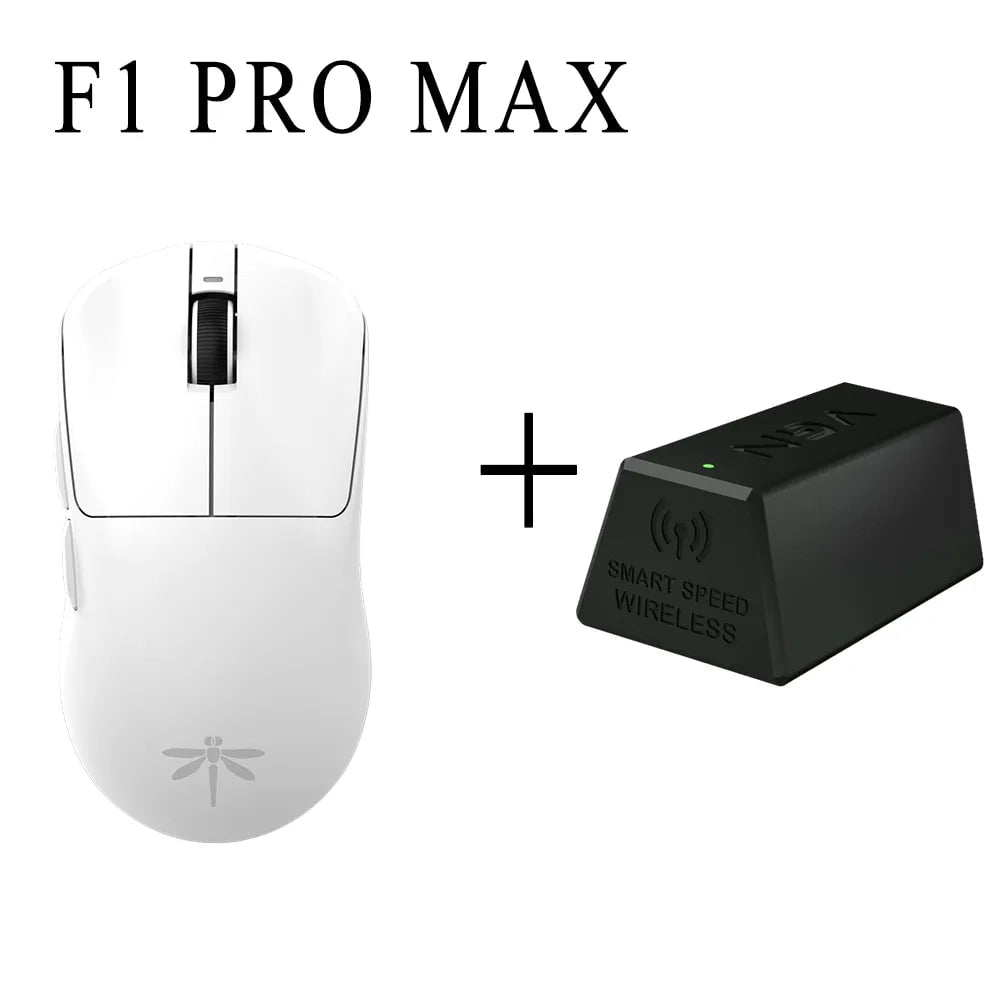 Storazone White Pro Max 4K Vgn Dragonfly F1 Moba Wireless Mouse 2.4g Wired 26000dpi 55g Gaming Mouse 130h Mice Rechargeable For Windows Mac Gaming Mice Man