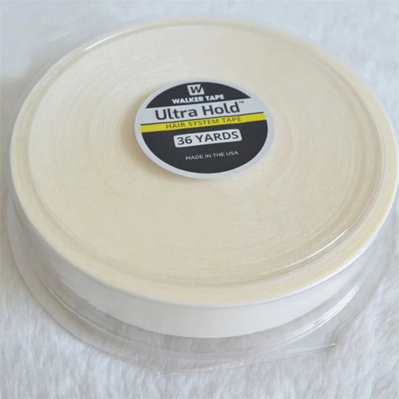 Storazone White Ultra Hold Hair Double Sided Adhesives Tape For Hair Extension/Toupee/ Lace Wigs Adhesive Wig Tape 3Yards 12yards 36yards