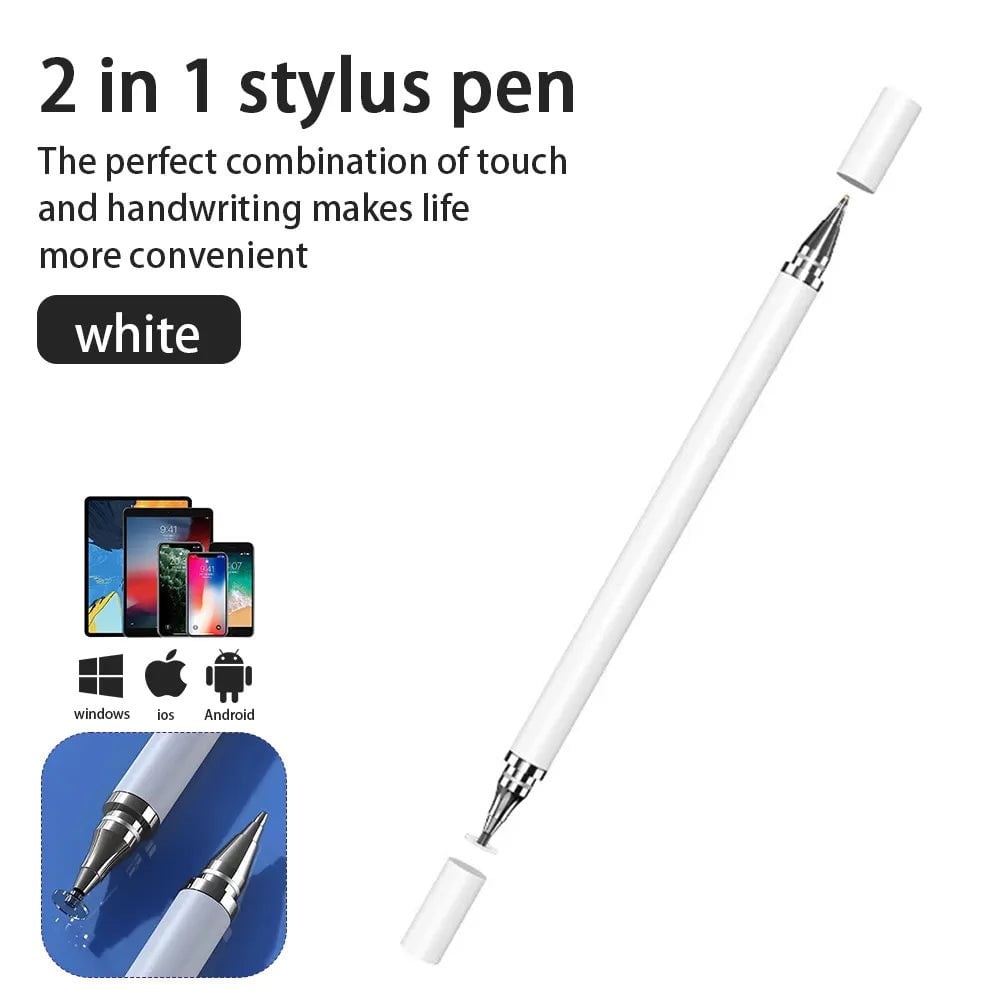 Storazone White Universal Stylus Pen For Android Smart Phone For Iphone Pad Tablet Pen Por Touch Screen For Apple Pencil iPad Accessories Pens