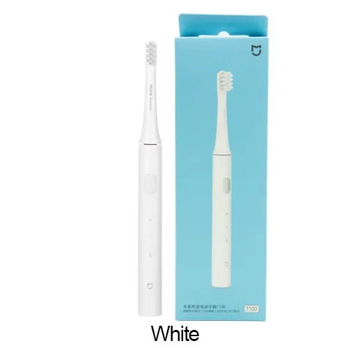 Storazone white XIAOMI Mijia T100 Sonic Electric Toothbrush Mi Smart Tooth Brush Colorful USB Rechargeable IPX7 Waterproof For Toothbrushes head